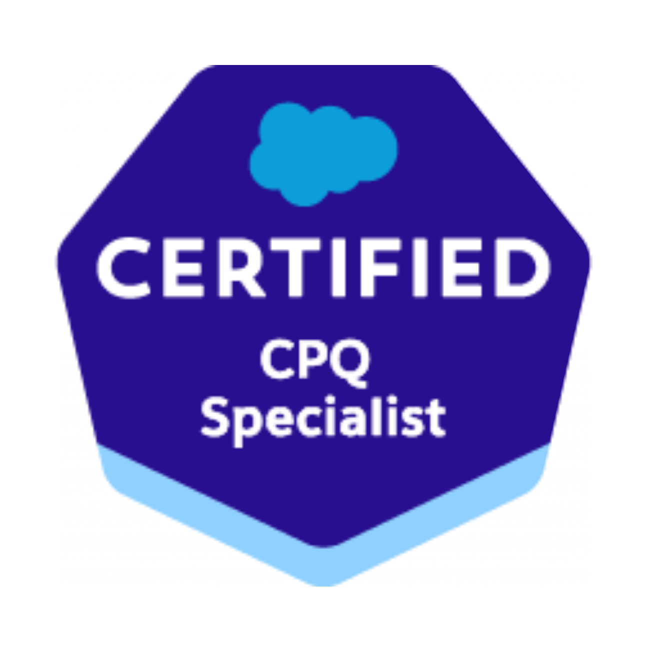 Certified CPQ specialist badge